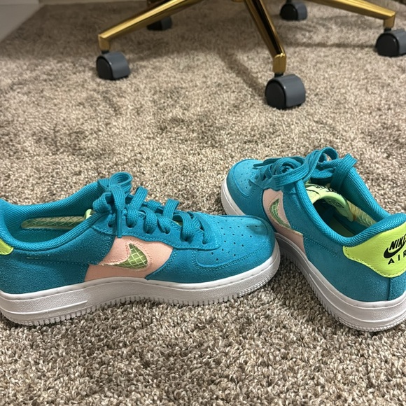 Nike Air Force 1 Oracle Aqua - Picture 4 of 6